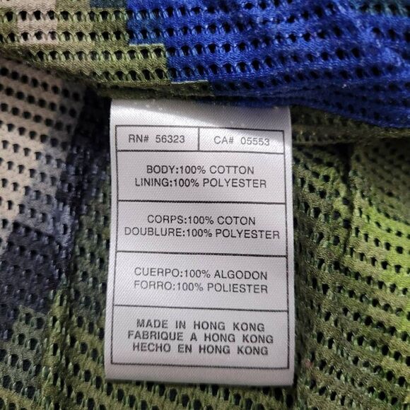 Vintage 90s Jordan Cotton Canvas Military Flight Jacket Sz XL Camo Mesh Interior - Picture 8 of 12